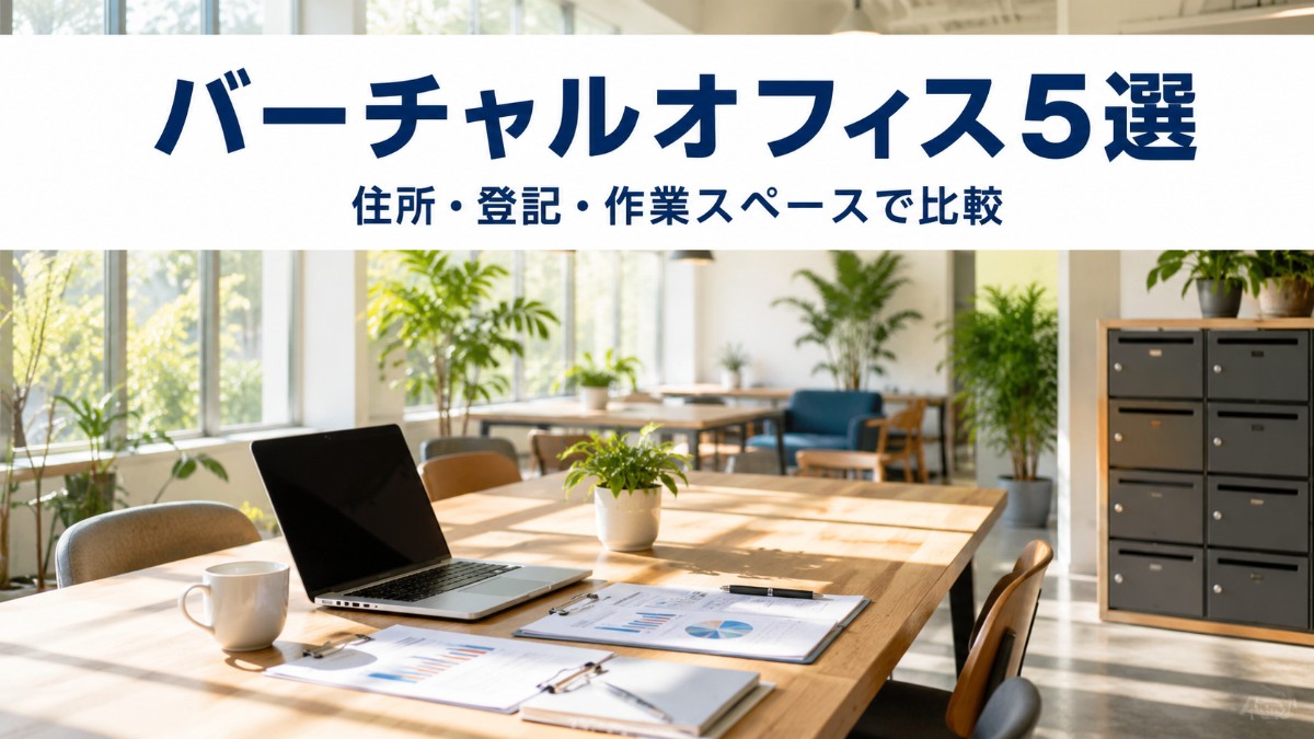 バーチャルオフィス・レンタルオフィスのおすすめ5選|Regus・バーチャルオフィス1・アントレサロン・ユナイテッドオフィス・Karigoを比較