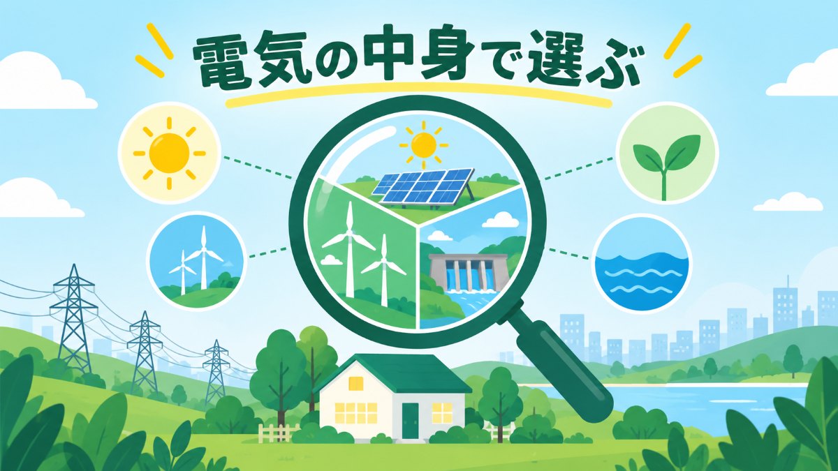みんな電力を比較｜電源構成・再エネの仕組み・発電所の見える化を5社で解説