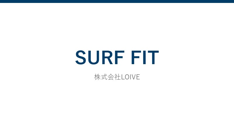 SURF FIT