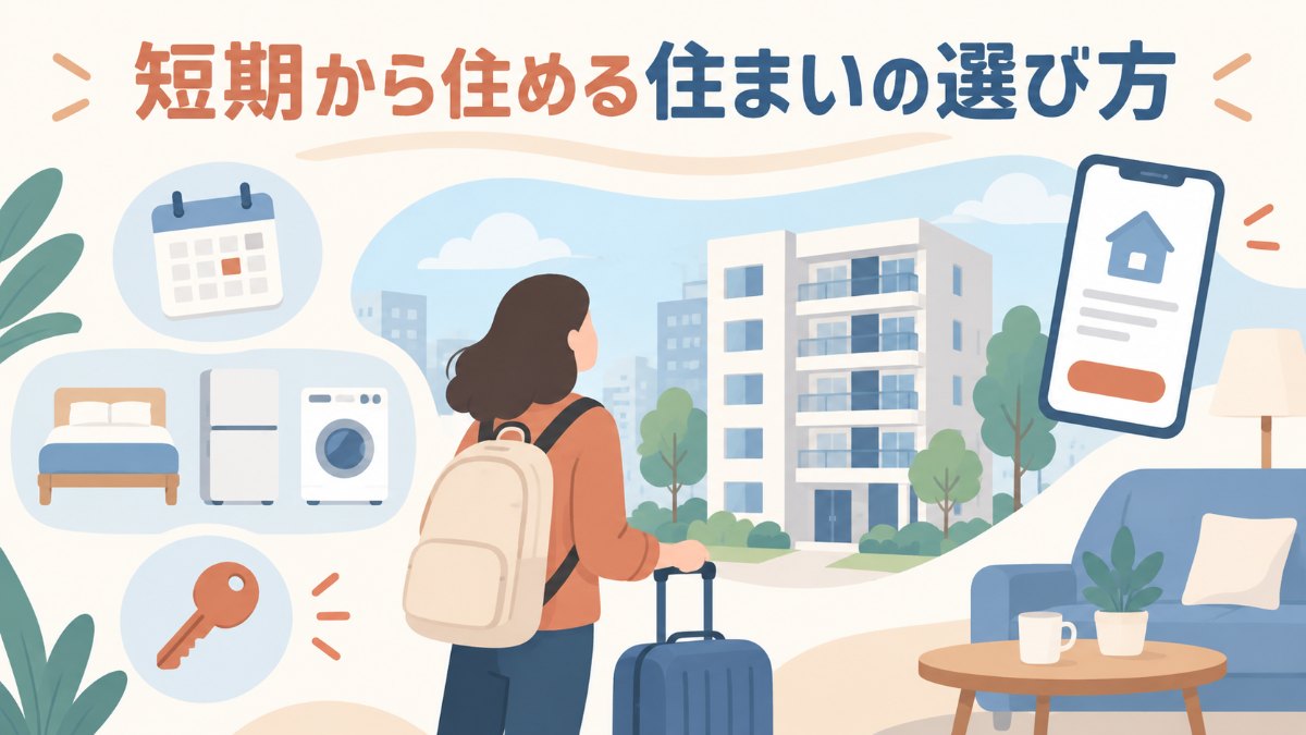 レオパレス21など5サービスを比較｜短期から住める家具家電付きの住まいと契約の違い